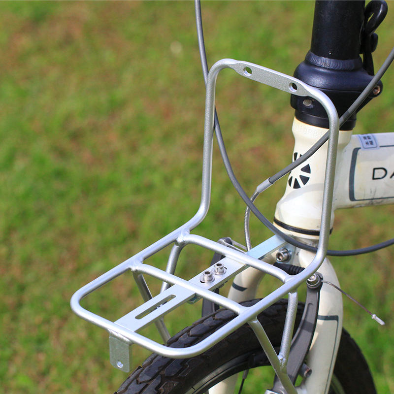 Mountain Biking Accessories - Składany przedni bagażnik rowerowy ze stopu