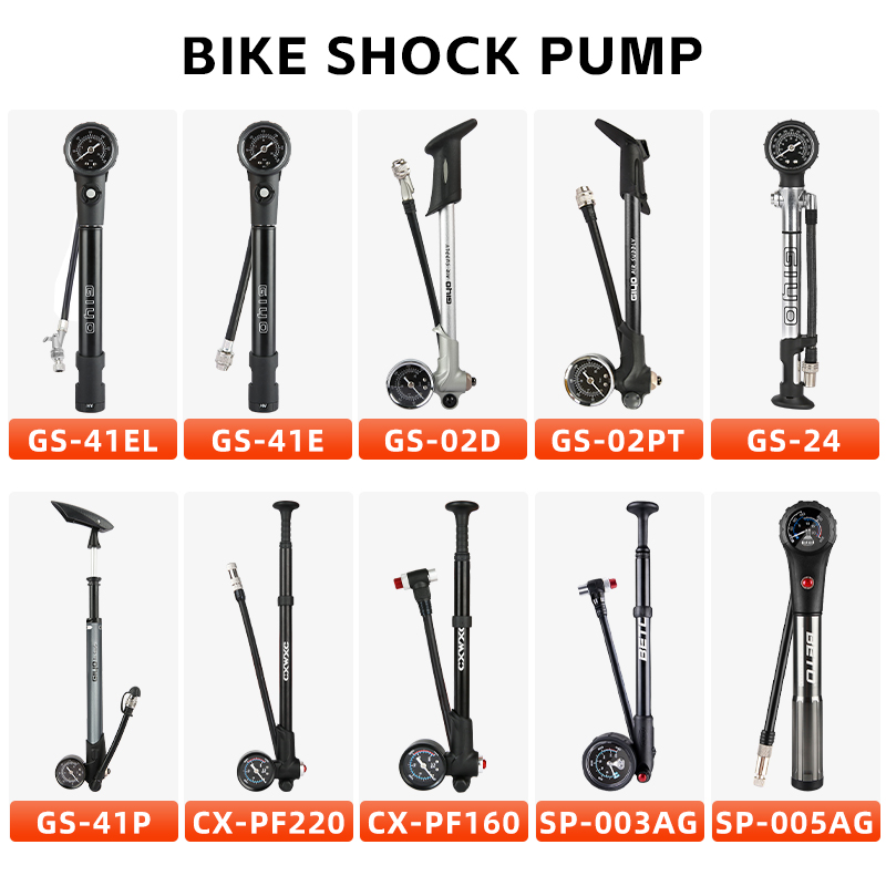 Shock Pump Suspension - Wysokociśnieniowa pompka rowerowa 300/600psi do widelca