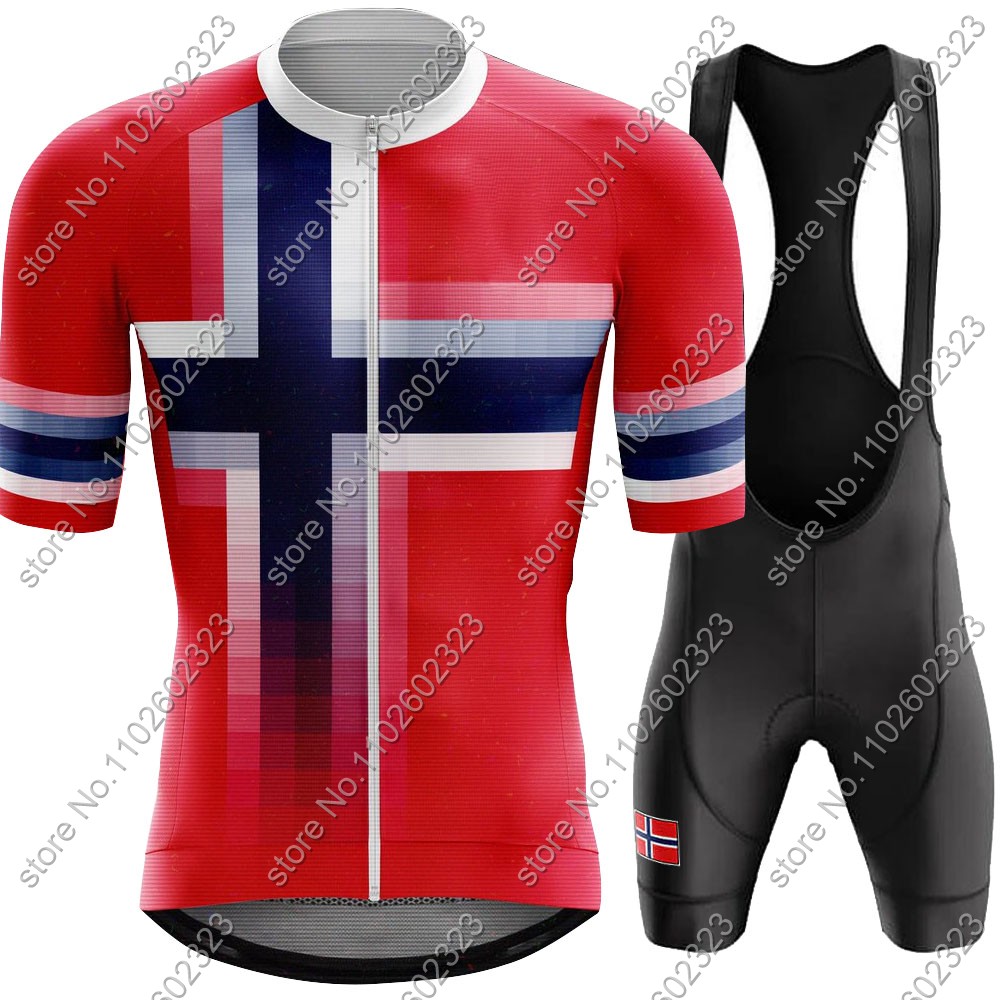 Mountain Biking Jersey - 2024 Norway kolarska koszulka narodowa zestaw