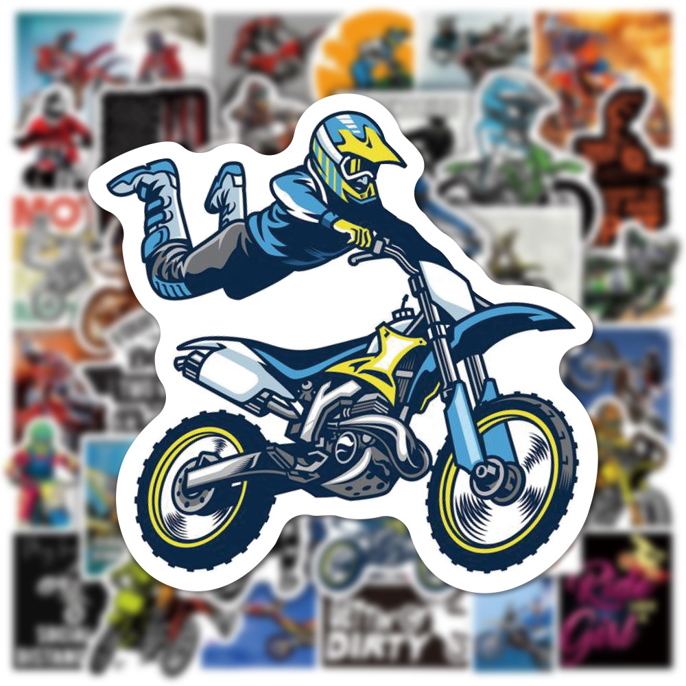 10/30/50 szt. naklejek z motyw – Mountain Biking Cartoon recenzja i cena