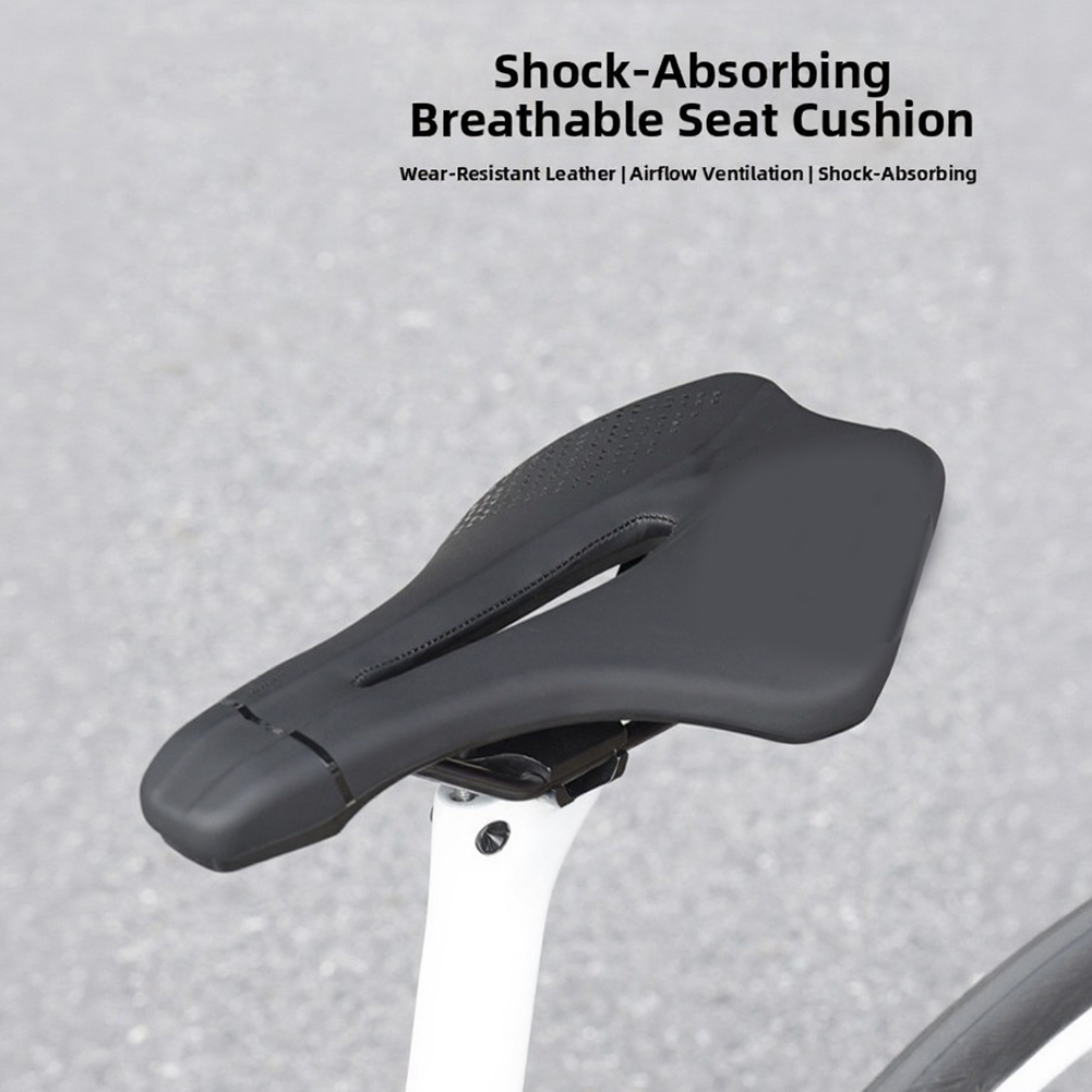 Czarna skórzana siodło rowerow – Mountain Biking Accessories recenzja i cena