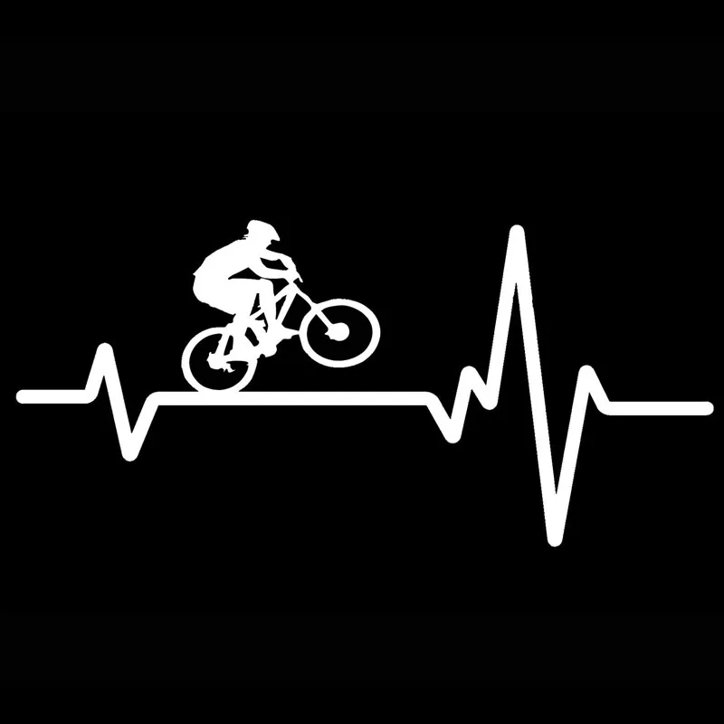 Kreatywna naklejka na samochód – Mountain Biking Cartoon recenzja i cena